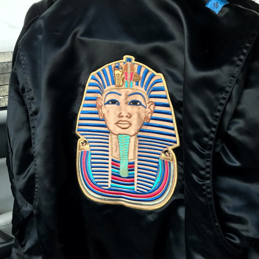 Vintage Luxor Embroidered Pharoh Jacket -Small